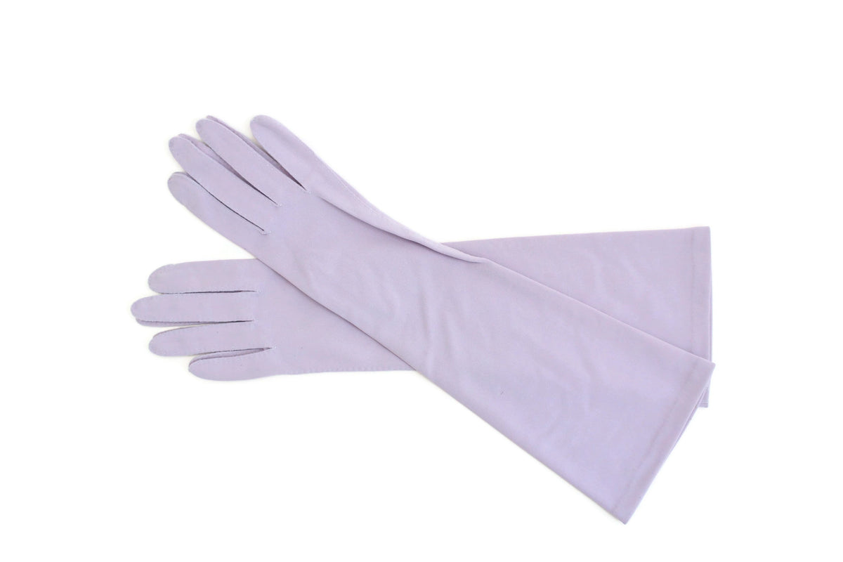 New Vintage Lavender Purple Ladies' Elbow-Length Formal Dress Gloves, One Size