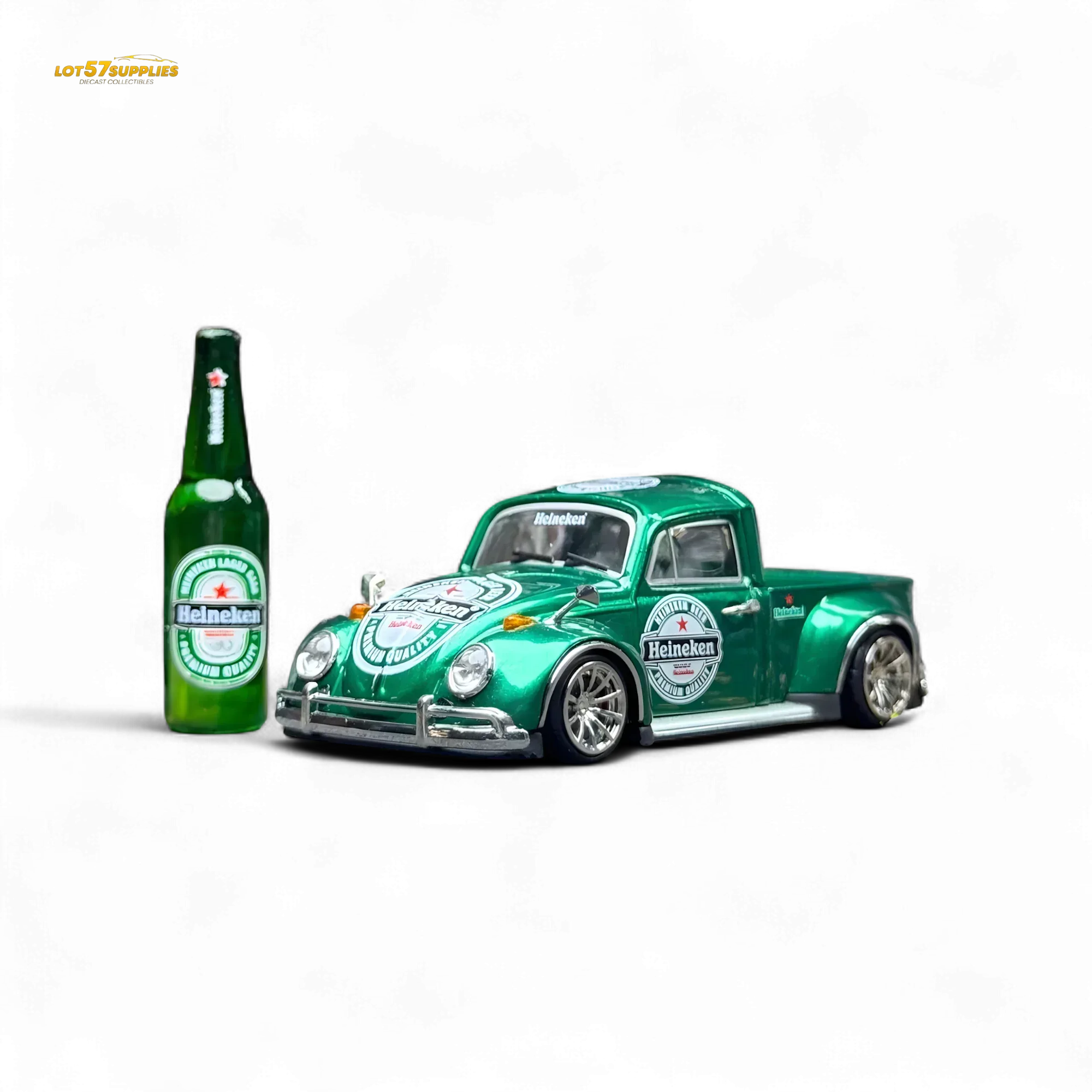 Liberty 64 Beetle Pickup - H E I N E K E N Livery 1:64 - ToylandEU