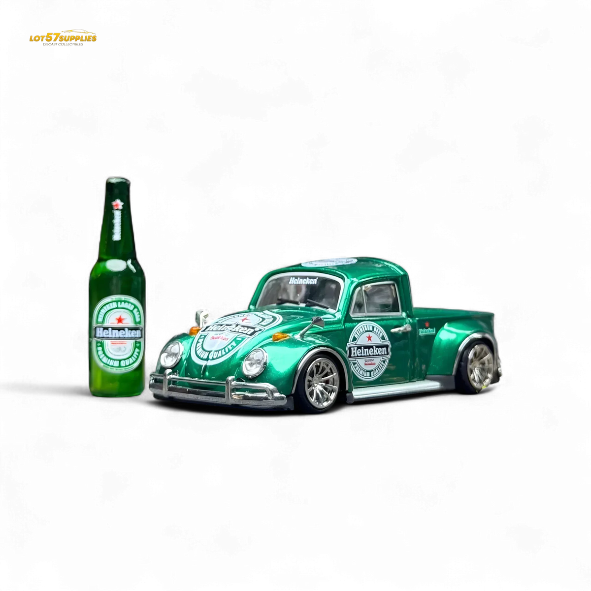 Liberty 64 Beetle Pickup - H E I N E K E N Livery 1:64 - ToylandEU