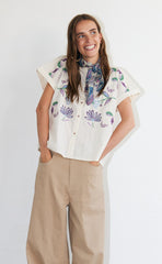 Lollys Laundry Skjorte - Mya - Creme