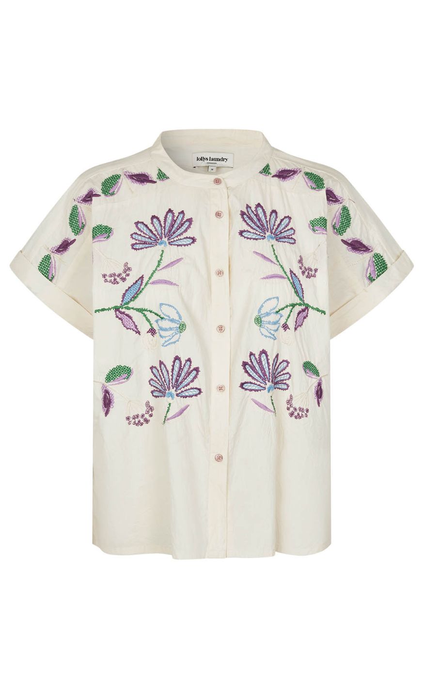 Lollys Laundry Skjorte - Mya - Creme