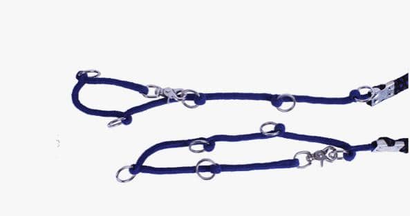 Lunging Rope / GenStrop Luxury - Blue/Black-QHP