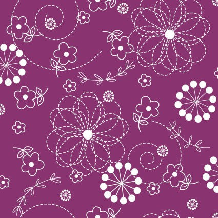 Kimberbell Basics Violet Red Doodles
