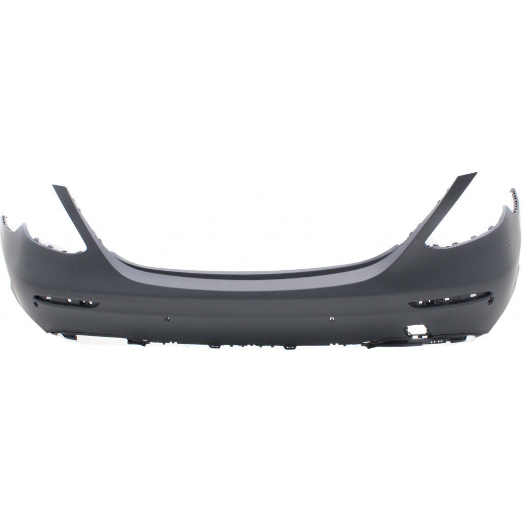 Bumper Rear Mercedes E300 2017-2019 Primed Ptm For Sprt/Amg Without Molding Grooves With 6 Active Park Assist Sensor , Mb1100402
