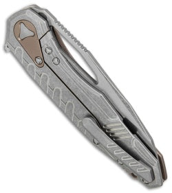 Microtech Sigil MK6 Frame Lock Knife Tan (3.75" Stonewash) - GearBarrel.com