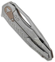 Microtech Sigil MK6 Frame Lock Knife Tan (3.75" Stonewash) - GearBarrel.com