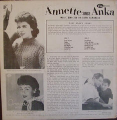 Annette (7) : Annette Sings Anka (LP, Album)