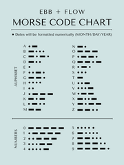 Morse Code Necklace