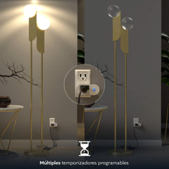 Nexxt Solutions Enchufe Inteligente Wi-Fi con Tecnología Matter, NHP-S611M