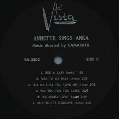 Annette (7) : Annette Sings Anka (LP, Album)