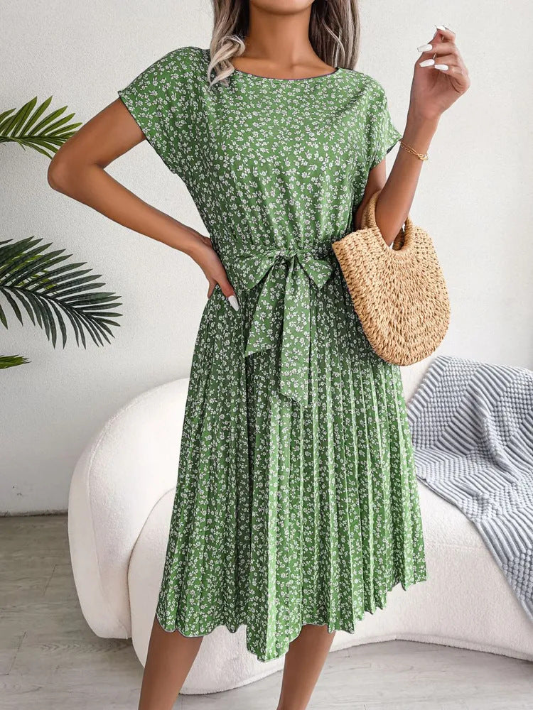 Geplissenes Sommerkleid