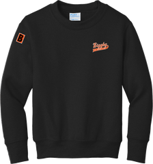 Biggby Coffee AAA Youth Core Fleece Crewneck Sweatshirt