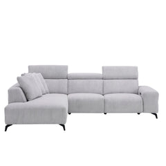 Cord Ecksofa mit motorischer Relaxfunktion MRS 5500 -  von meinRelaxsessel.de - 5 Jahre Garantie auf Relaxsessel GESCHENKT! Kaufe jetzt bei meinRelaxsessel.de