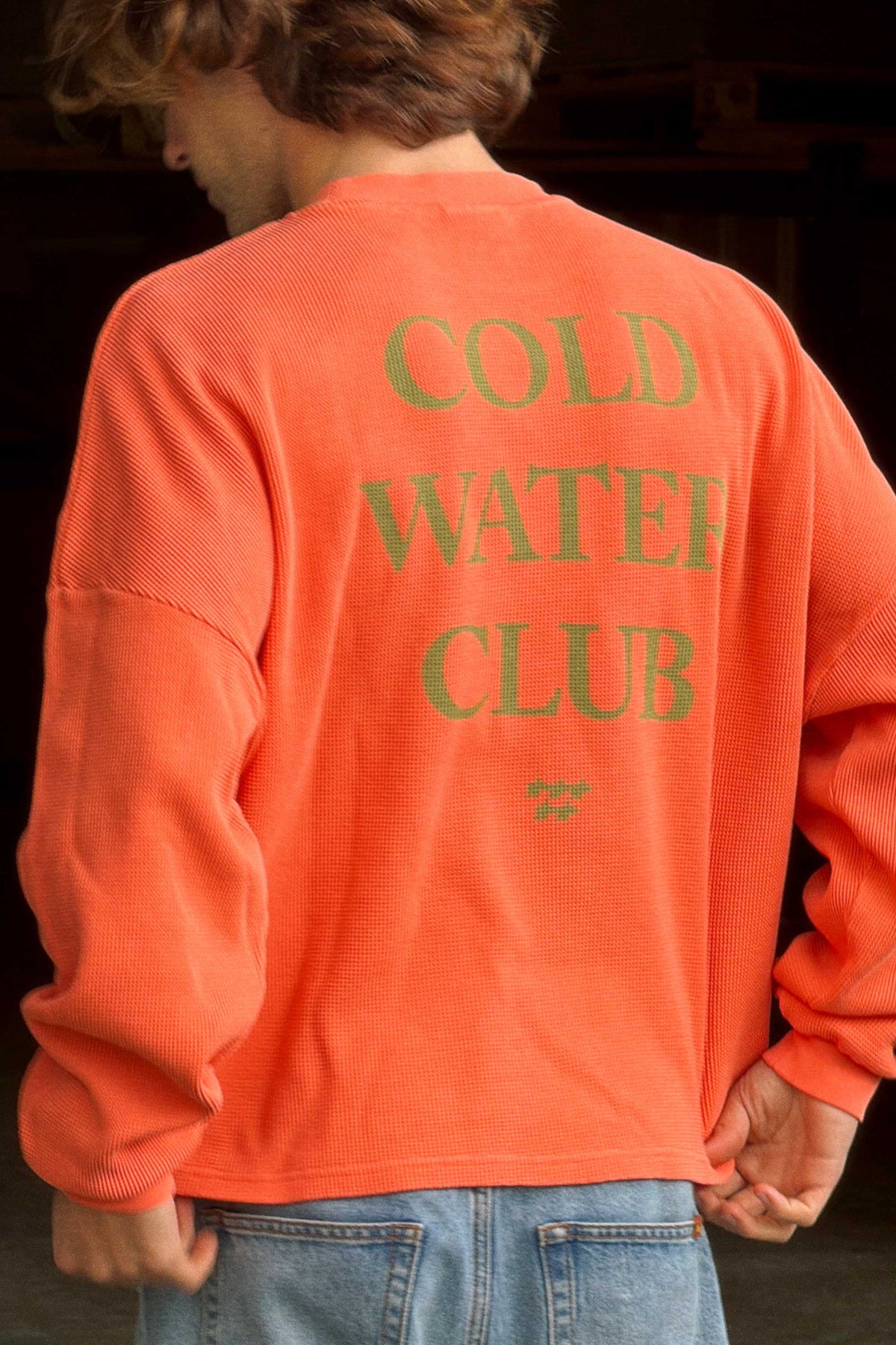 PUKAS SURF SHOP - OPTIONAL WAFFLE LONG SLEEVE TEE - CAMELIA