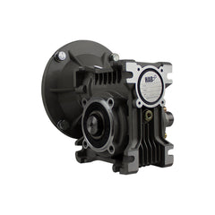 Motorreductor HAB Corona Sin Fin 90° Tamaño RV50 Monofasico 0.75 HP Armazon 56C 20:1 88 RPM Flecha 1"