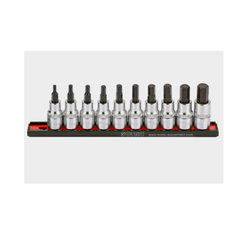 Rack d'empreintes 1/2'' courtes 6 pans 10-pcs. Sonic