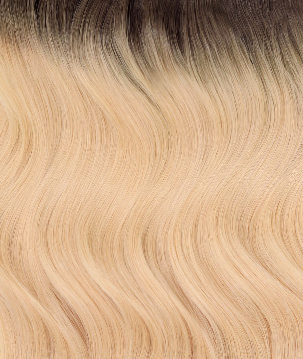 #Rooted Beach Ash Blonde Butterfly Genius Weft Hair Extensions (NEW)