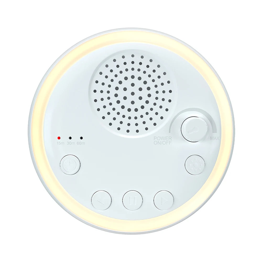 White Noise Machine Mini Baby Sleep Machine 16 Soothing Sounds 15/30/60min Timer for Baby Kids Adults Sleeping Relaxing