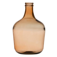 Garrafa Decorativa vidrio reciclado Caramelo 27 x 27 x 42 cm