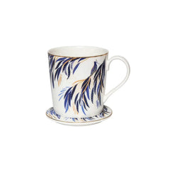 Sara Miller London Anniversary Set of 2 Mug & Coaster Gift Set