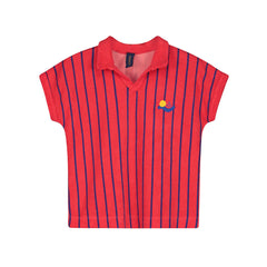 Bonmot Red Terry Stripes T-shirt
