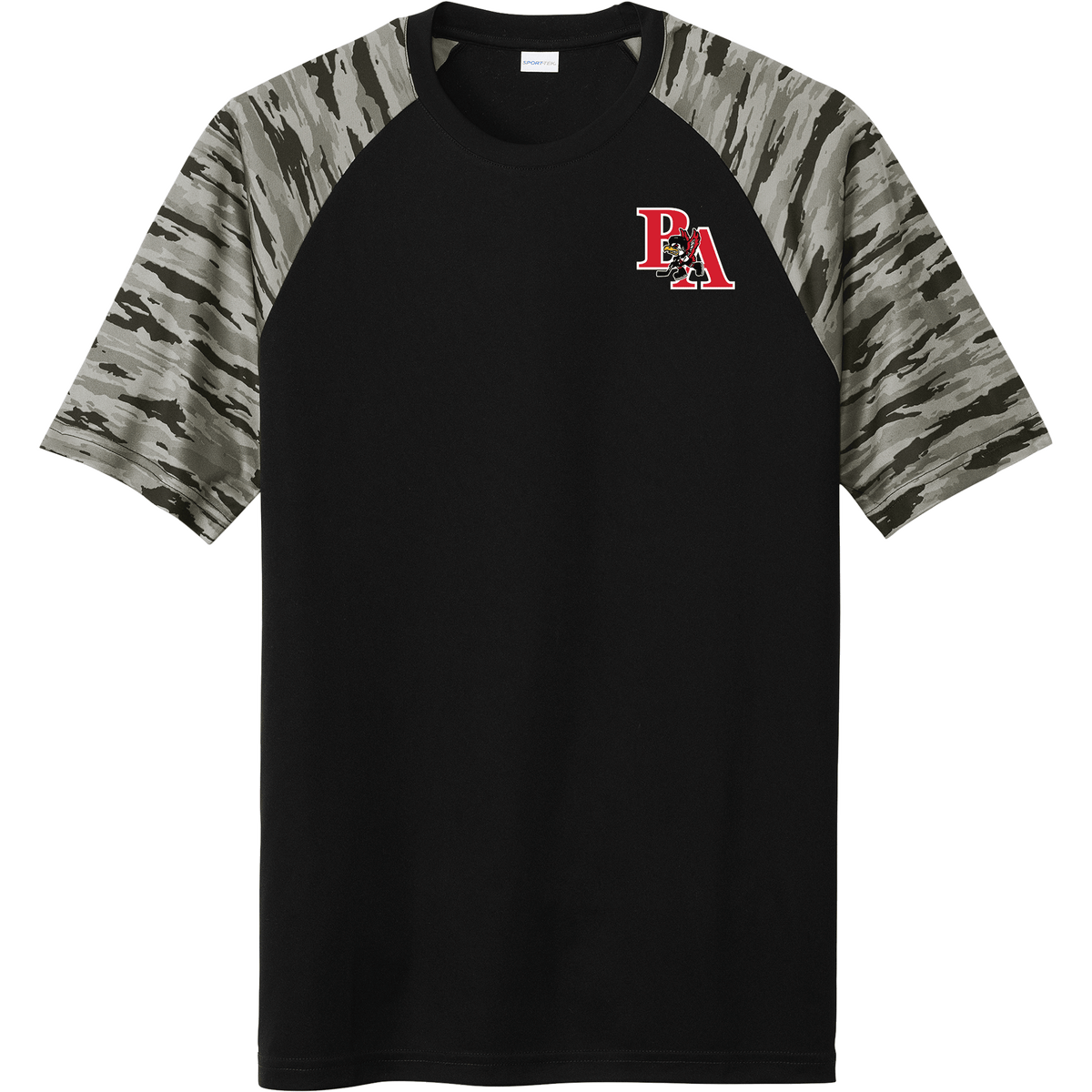 Benet Hockey Drift Camo Colorblock Tee