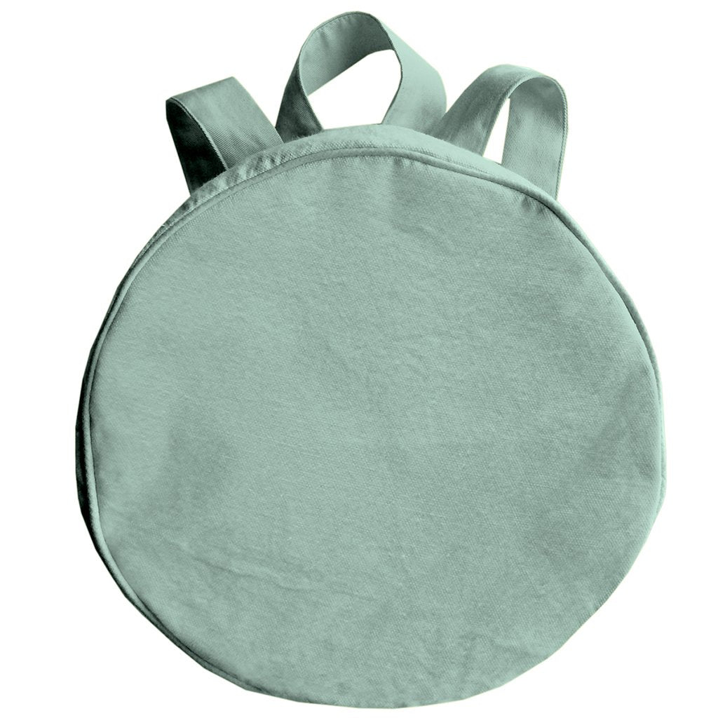 Sac à dos enfant personnalisé Vert amande Coton