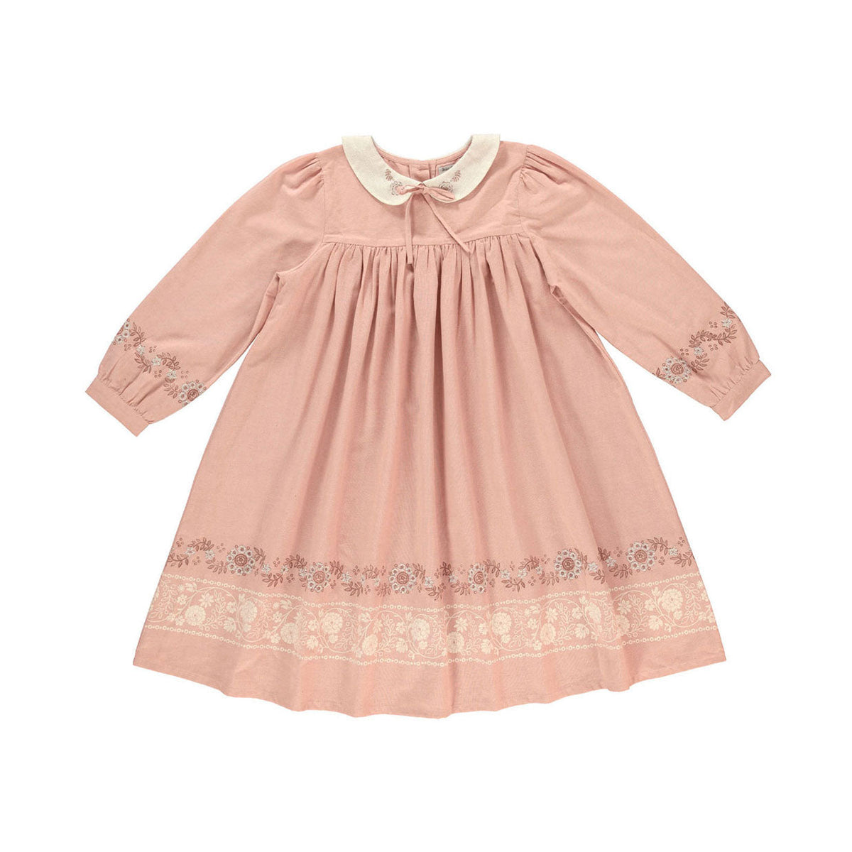 Bebe Organic Dusty Blooms Scarlet Dress