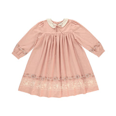 Bebe Organic Dusty Blooms Scarlet Dress
