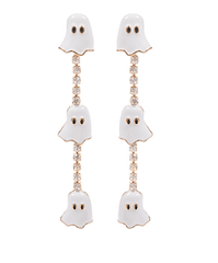 Spooky Chic Ghost Drop Earrings - Instyle Boutique