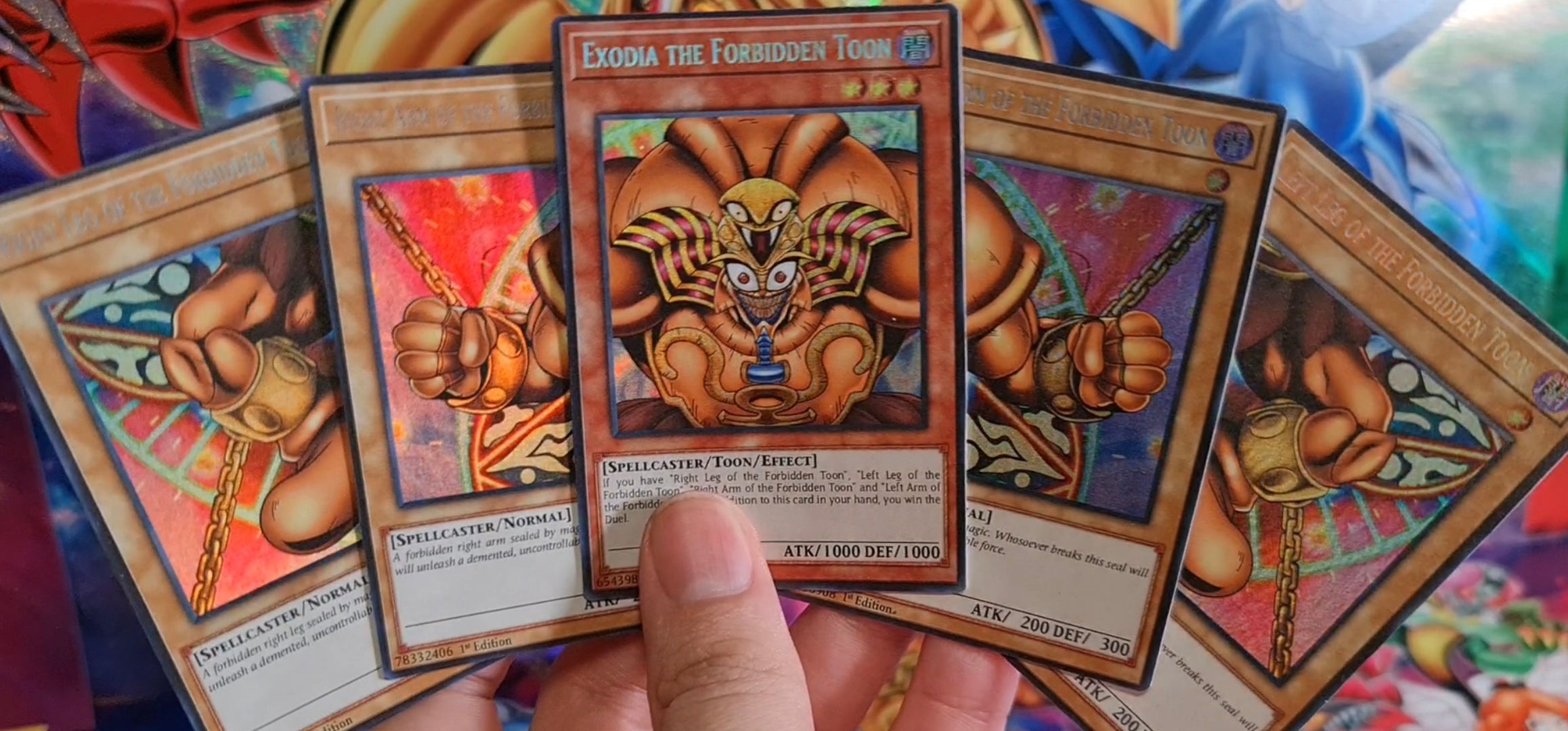 Exodia the Forbidden Toon Custom Orica card