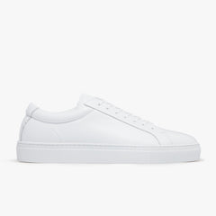 Uniform Standard Men's Series 1 minimalist leather sneaker in White handcrafted in Portugal