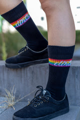 Bunte Socken Rainbow aus Bio-Baumwolle von DIRTS