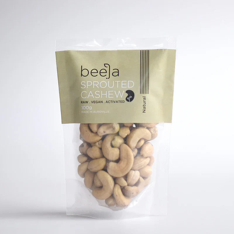 Cashew | Sprouted – Activated - Raw – Natural – Vegan – Beeja – 200gm