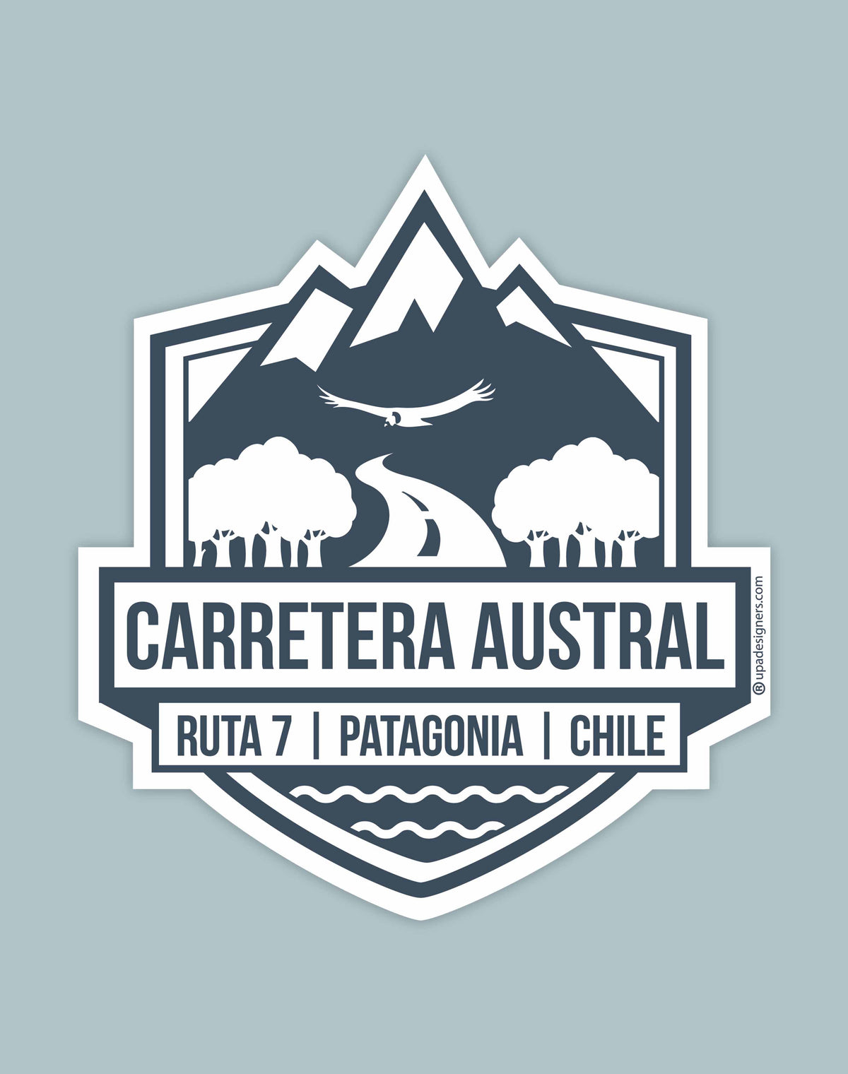 Sticker Ruta 7 Carretera Austral