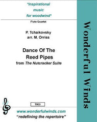 Tchaikovsky, P., Dance Of The Reed Pipes - for flute quartet - Digital Download