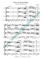 Tchaikovsky, P., Dance Of The Reed Pipes - for flute quartet - Digital Download