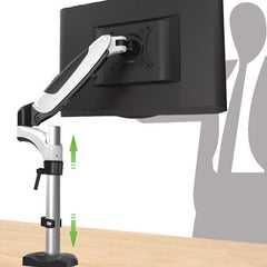Rotating Desktop Monitor Stand For Adjustable Viewing Angles And Space Saving