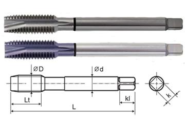 TCF645C 5/8-11, H5 HSS-PM COMBO MODI SPIRAL POINT TAP TICN COATED FOR STAINLESS STEEL