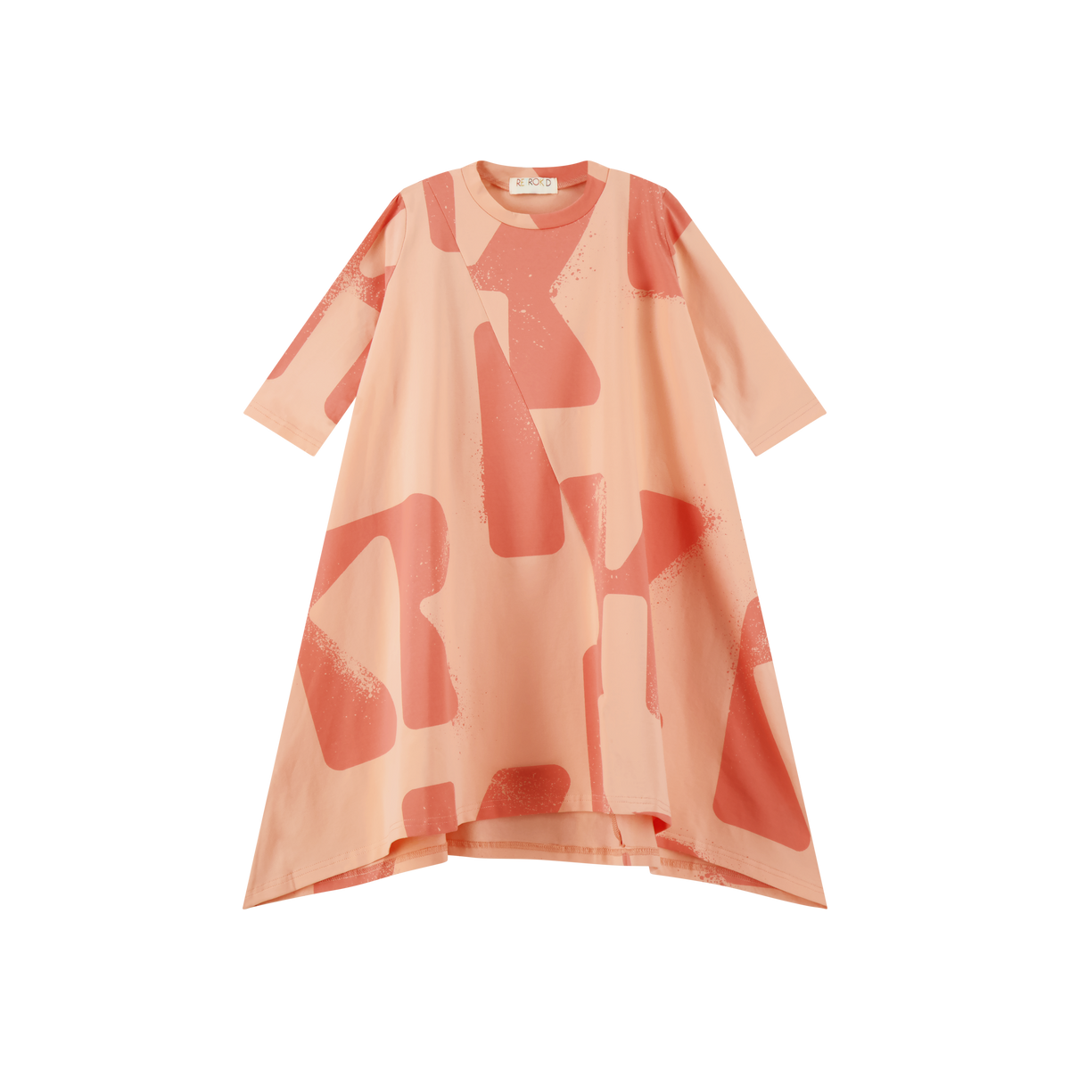 RETRO KID TESS ALLOVER LOGO HI LOW DRESS