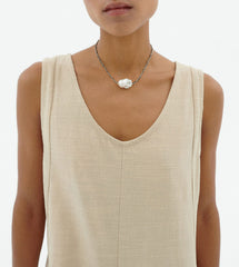 Thinking Mu W Jumpsuit Janis beige oatmeal