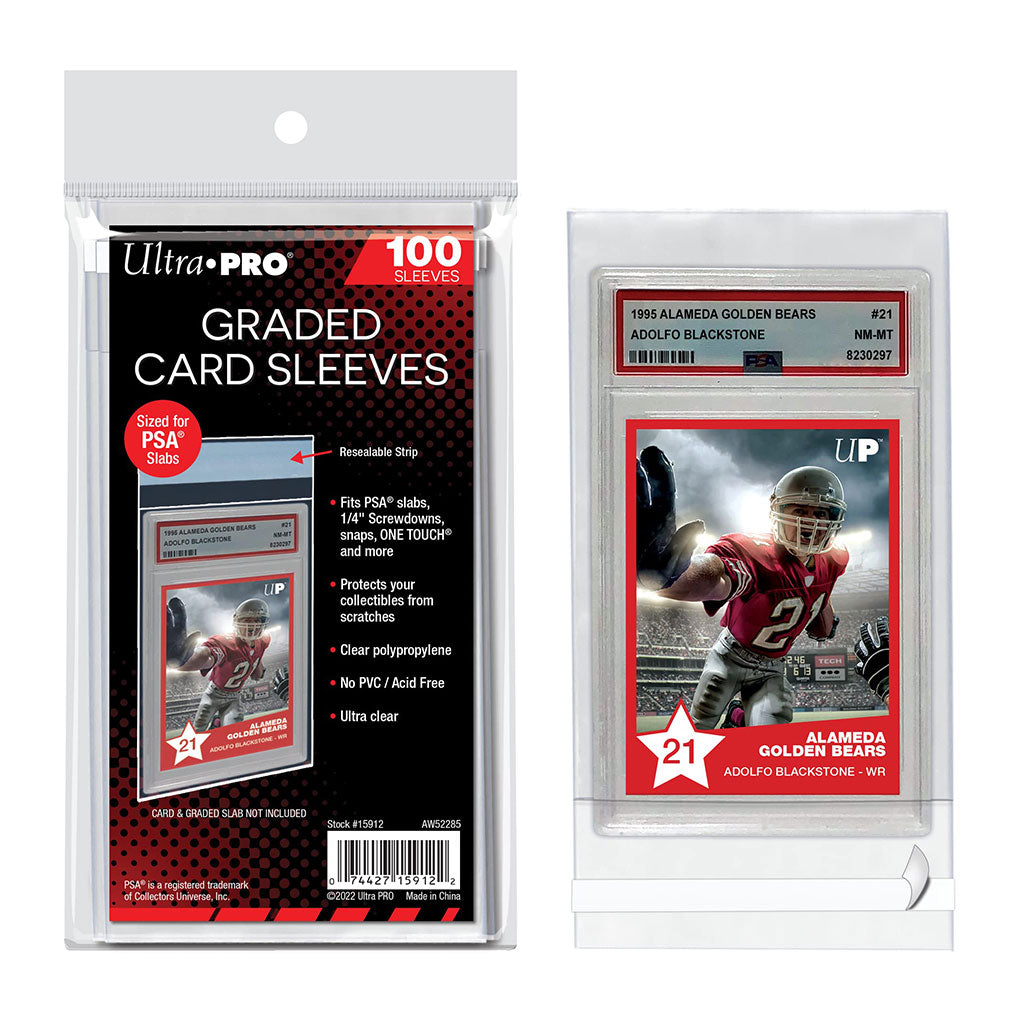 Ultra Pro - Graded Card Sleeves - Fits PSA Slabs - 100ct