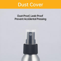 10pcs Travel Size Refillable Aluminum Spray Bottles Toner Cleaning Solution Mist - 10pcs-150ml