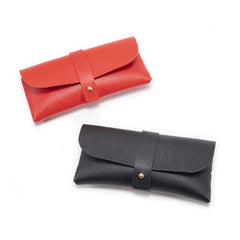 30-Piece brown Chic & Sleek PU Leather Soft Eyeglass Case - Protective Pouch for Sunglasses & Reading Glasses