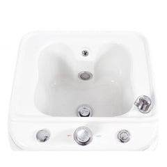 VASCA PODOLOGICA PEDICURE META WEELKO CROMOTERAPIA CARICO E SCARICO ACQUA