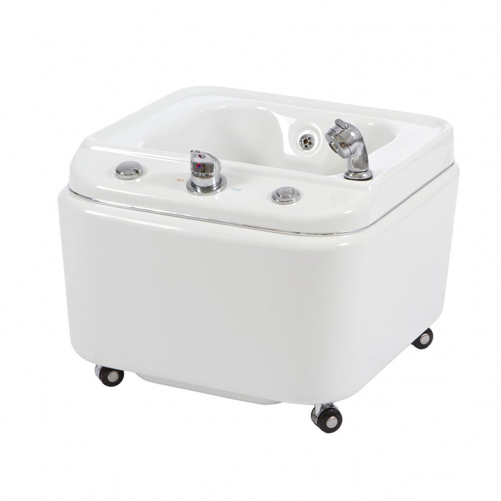VASCA PODOLOGICA PEDICURE META WEELKO CROMOTERAPIA CARICO E SCARICO ACQUA
