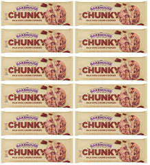 12 x The Bakehouse Chunky Milk Choc Chunk Cookies 220G