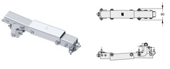 Snodo anta per cancello bifolding