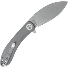 Vosteed Nightshade LT Linerlock Gray G10 Stonewash Shilin Cutter Nitro V
