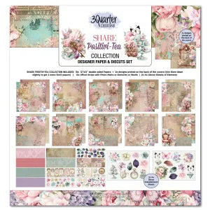 3 Quarter Designs -  Share Positivi-Tea 12 x12